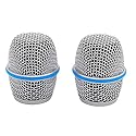 Bolymic 2 Pack RK312 Replacement Grille for Shure Beta 87 Microphone Wireless Handheld