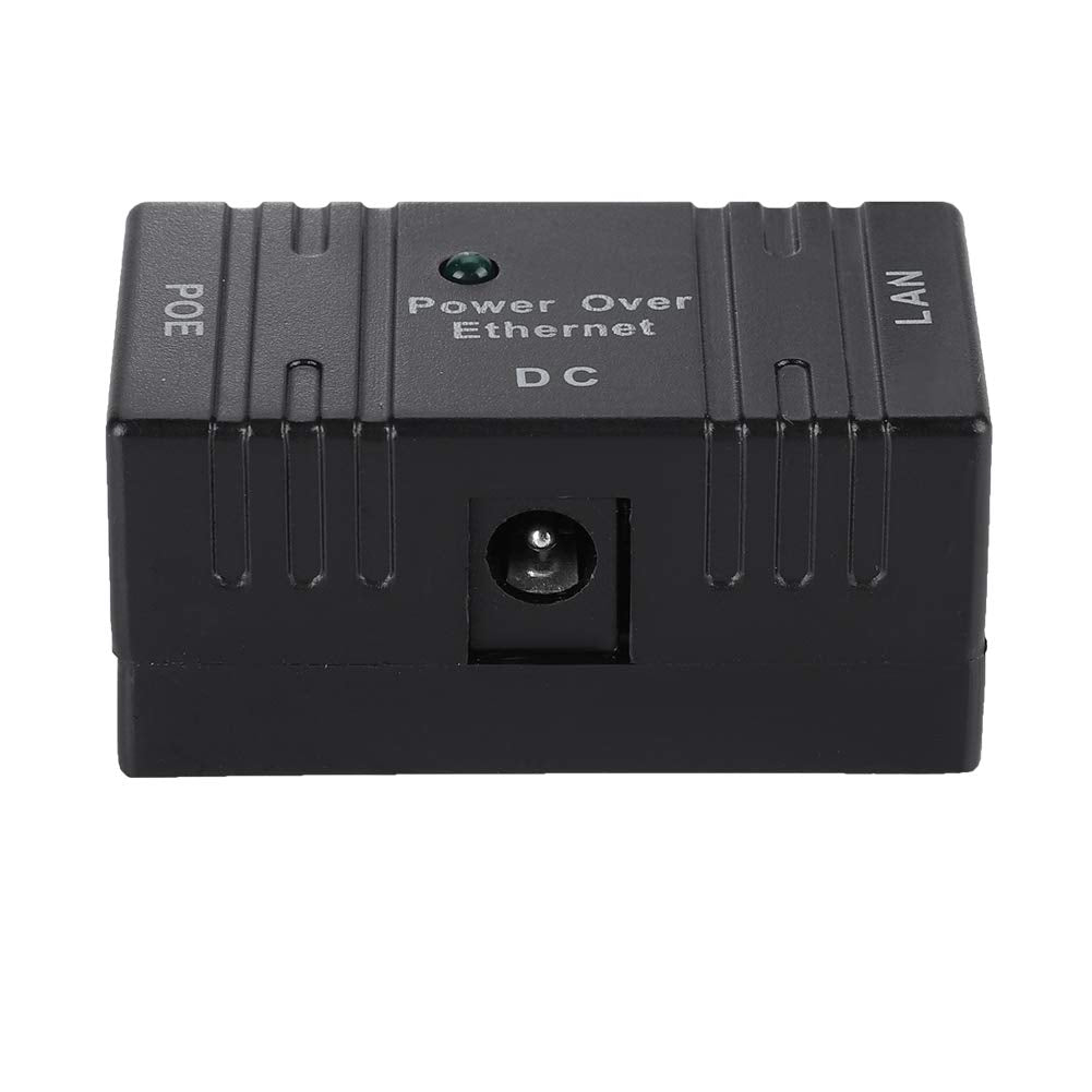 Mini POE Combiner Separator Universal RJ45 Connector Power Over Ethernet Injector for Network Devices (Black)