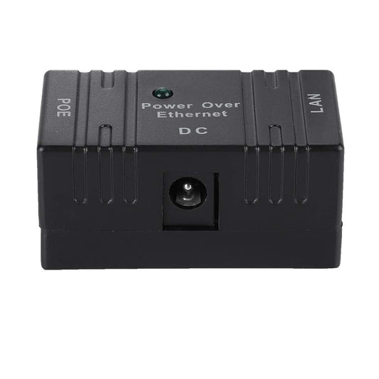 Mini POE Combiner Separator Universal RJ45 Connector Power Over Ethernet Injector for Network Devices (Black)