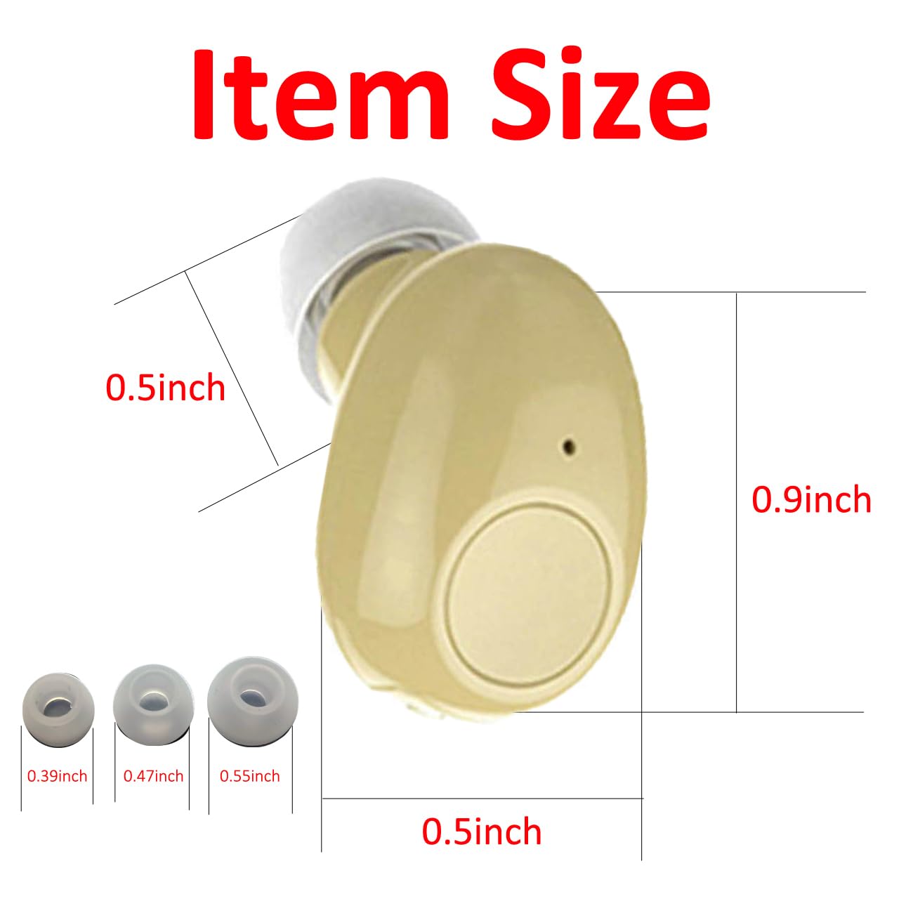 NVAHVA Single Bluetooth Earpiece10 Hrs Playtime,Wireless Headphone, Mini Headset Hands-Free Car Earphone,Cell Phone Bluetooth Earbud for iOS Android