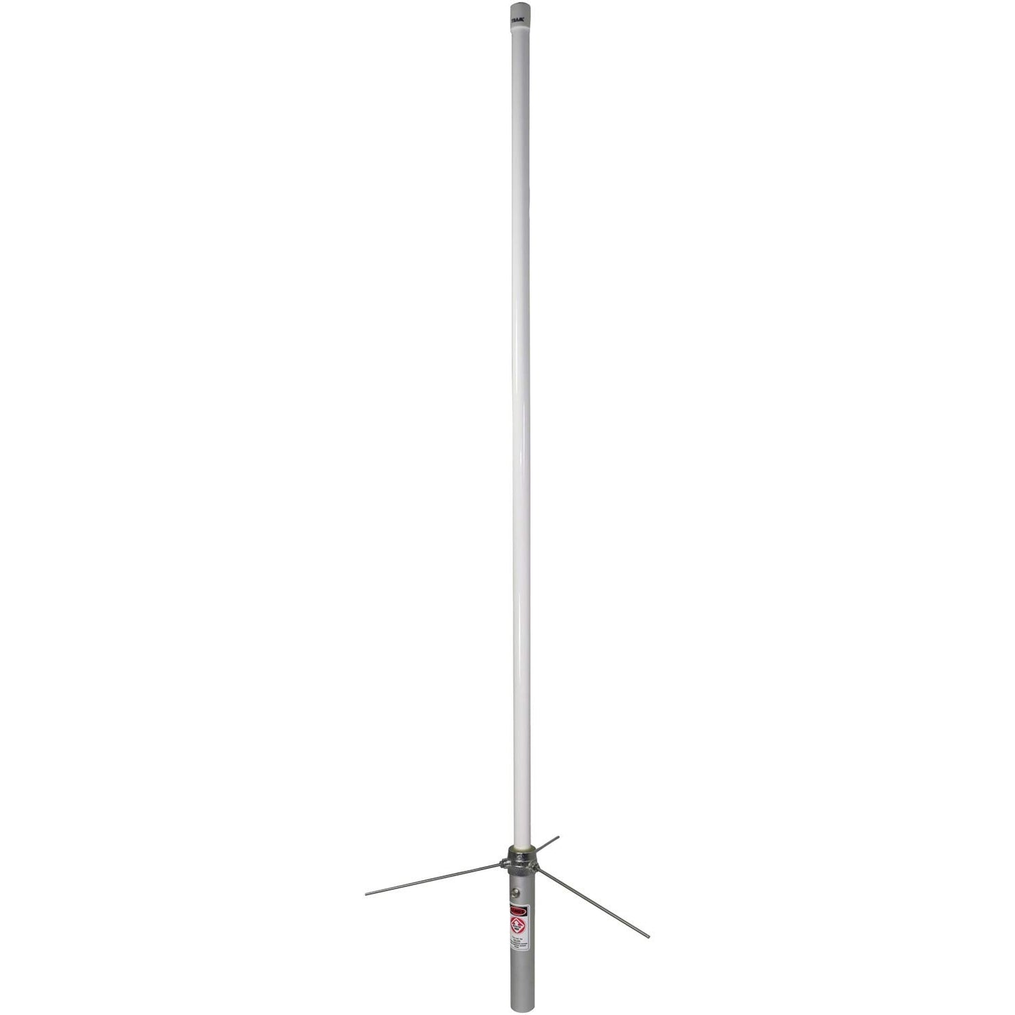 Tram® Pre-Tuned 144 MHz-148 MHz VHF/430 MHz-460 MHz UHF Amateur Dual-Band Base Antenna with White Fiberglass, 1477