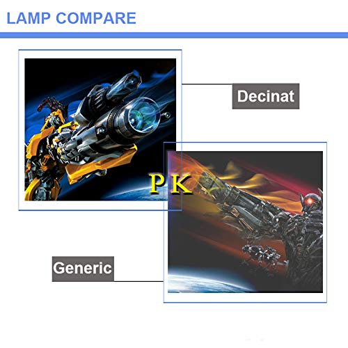 Decinat V13H010L96 Genuine Original Projector Lamp Replacement for EPSON ELPLP96 Powerlite Home Cinema 1060 2100 2150 VS250 VS350 VS355 H838A H840A
