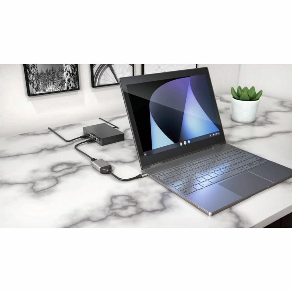 HyperDrive USB C to Ethernet Adapter - High-Speed 2.5Gbps LAN Connectivity for Chromebooks, Laptops, USB-C Devices, Ultra-Portable, Durable USB