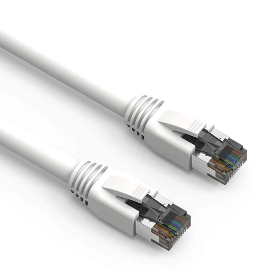 Nippon Labs Cat8 RJ45 10FT Ethernet Patch Internet Network LAN Cable, Indoor/Outdoor, 24AWG - Latest 40Gbps 2000Mhz, Weatherproof S/FTP for Router
