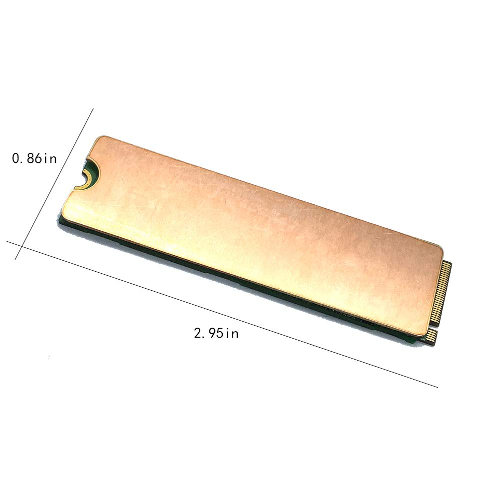 Laptop NVMe M.2 Heatsink with Nano Thermal Pads?Heat Sink Copper for 2280 M2 SSD Laptop (2pcs)