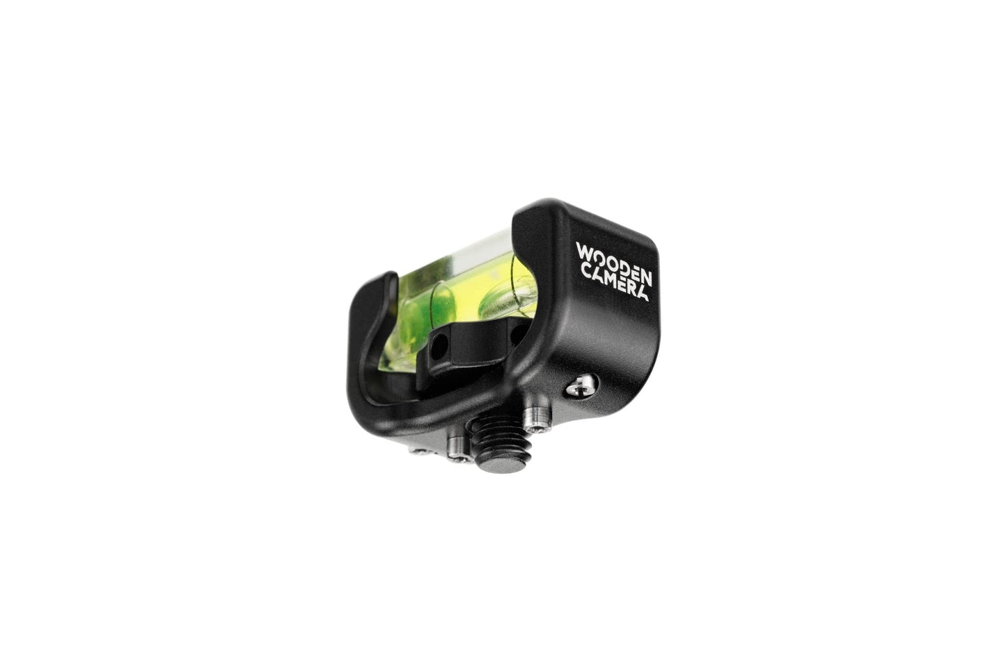 Wooden Camera Bubble Level for Leveling Equipment, with Anti-Twist Locating Pin, and 1/4"-20 Mounting Screw for Attaching to Camera, Cage, Tripod or