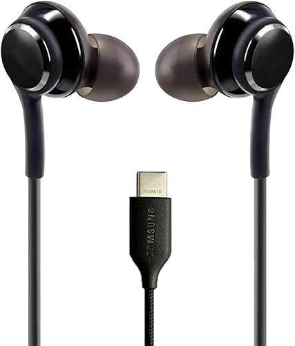 UrbanX 2021 Earbuds - AKG Designed, Braided Cable with Mic & Volume Remote, Type-C Connector for Galaxy Tab S7 & S7+