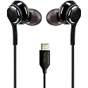 UrbanX 2021 Earbuds - AKG Designed, Braided Cable with Mic & Volume Remote, Type-C Connector for Galaxy Tab S7 & S7+