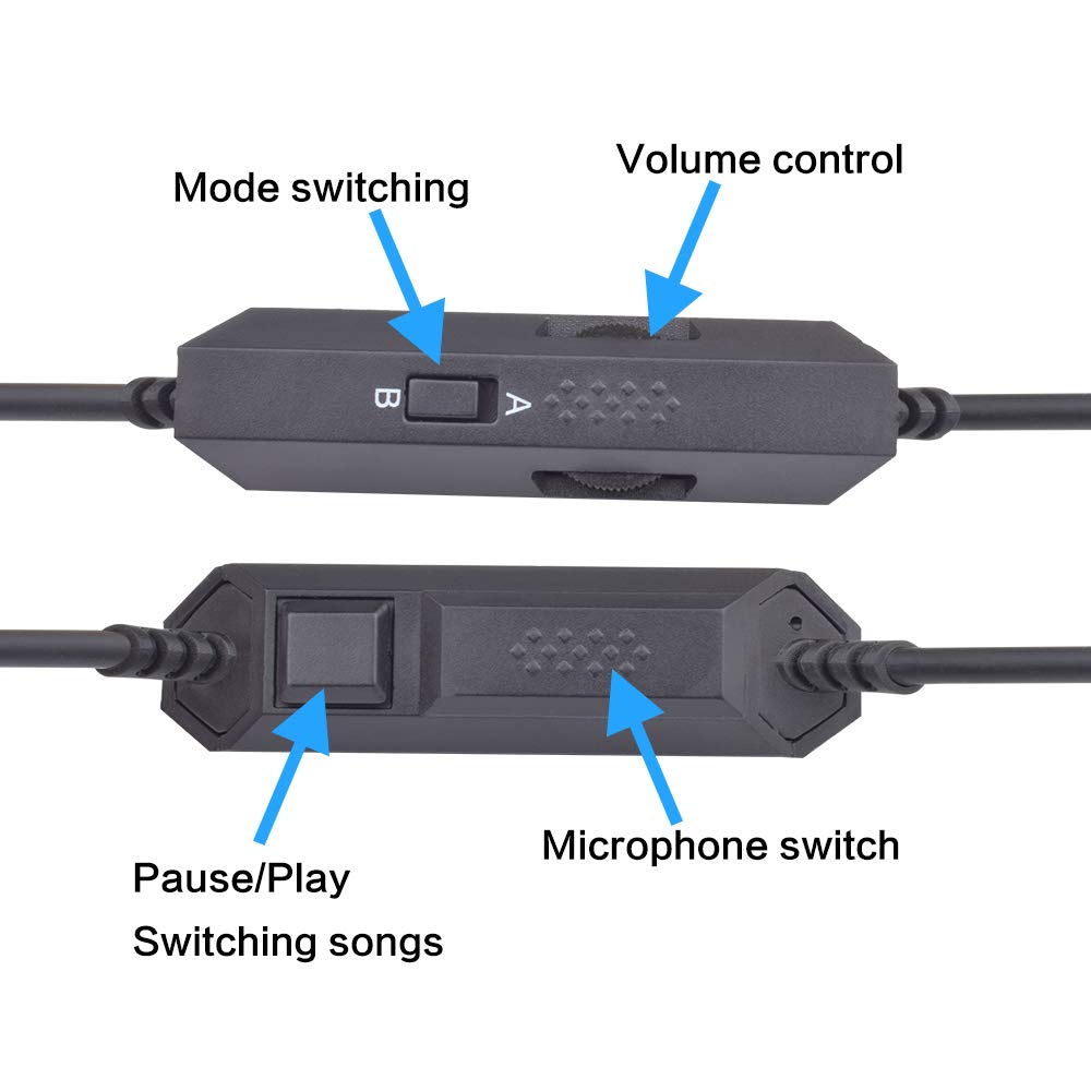Alitutumao 3.3ft Auxiliary Gaming Cable for Astro A10 A40 A30 A50 Headsets, Compatible with Xbox One PS4 PC Mobile, Black, Male-to-Male 3.5mm Jack…