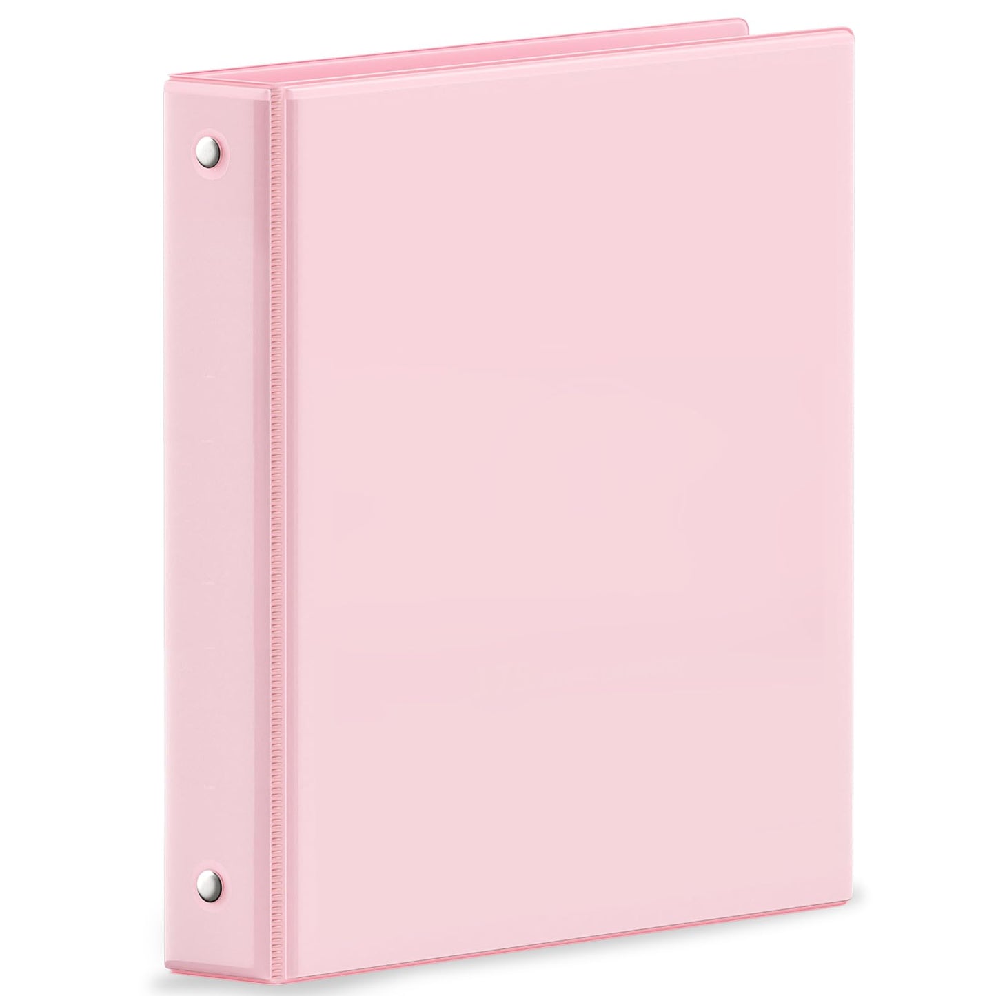 SUNEE 3 Ring Binder 1 Inch Pink 1 Pack, Holds 175 Sheets of Letter Paper, Clear View 1" Three Ring PVC-Free (Fit 8.5x11 Inches) for School or Office