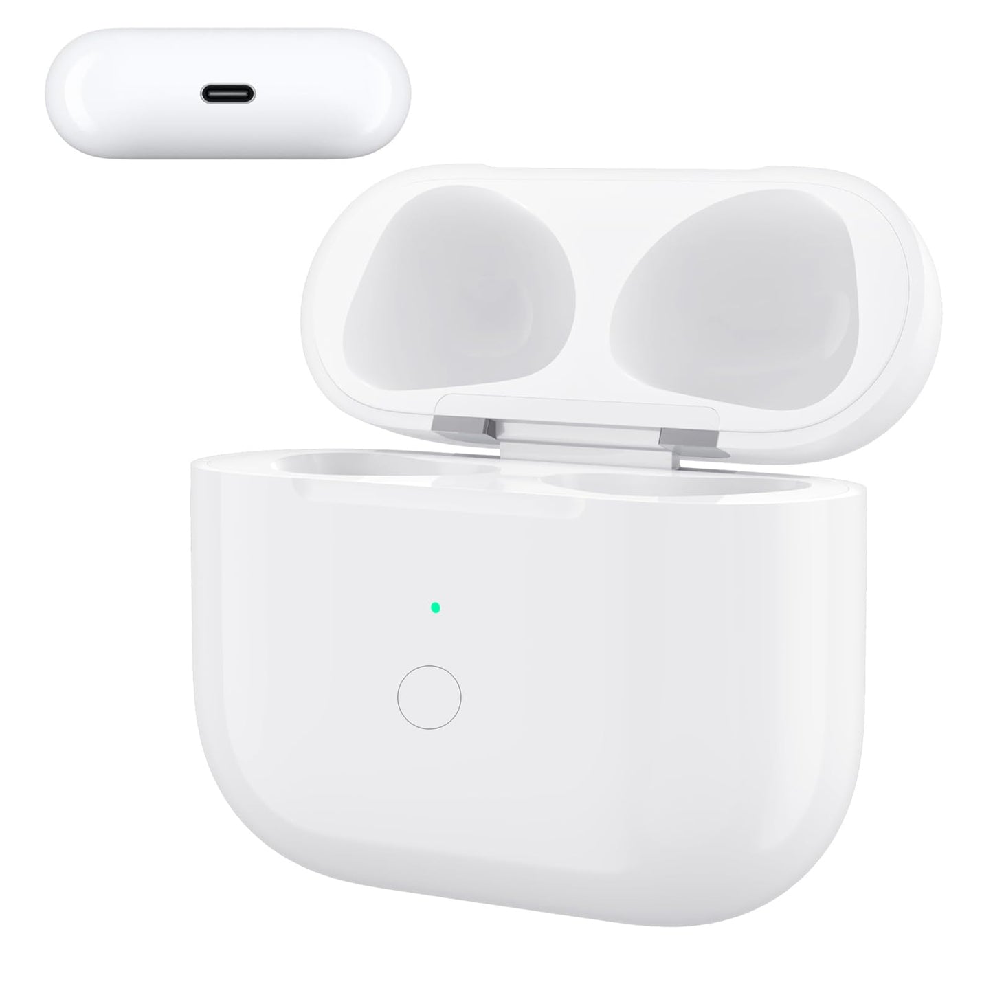 Wireless Charging Case for AirPods 4 Gen Only USB-C Port Charger Cases