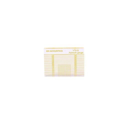 Alnicov LP Vinyl Record Player Azimuth Ruler?for Measuring Phono Tonearm VTA/Cartridge Azimuth Ruler Balance Cartridge Azimuth Ruler