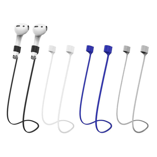 Magnetic Anti-Lost Straps for AirPods,Colorful Soft Silicone Sports Lanyard, Neck Rope Cord