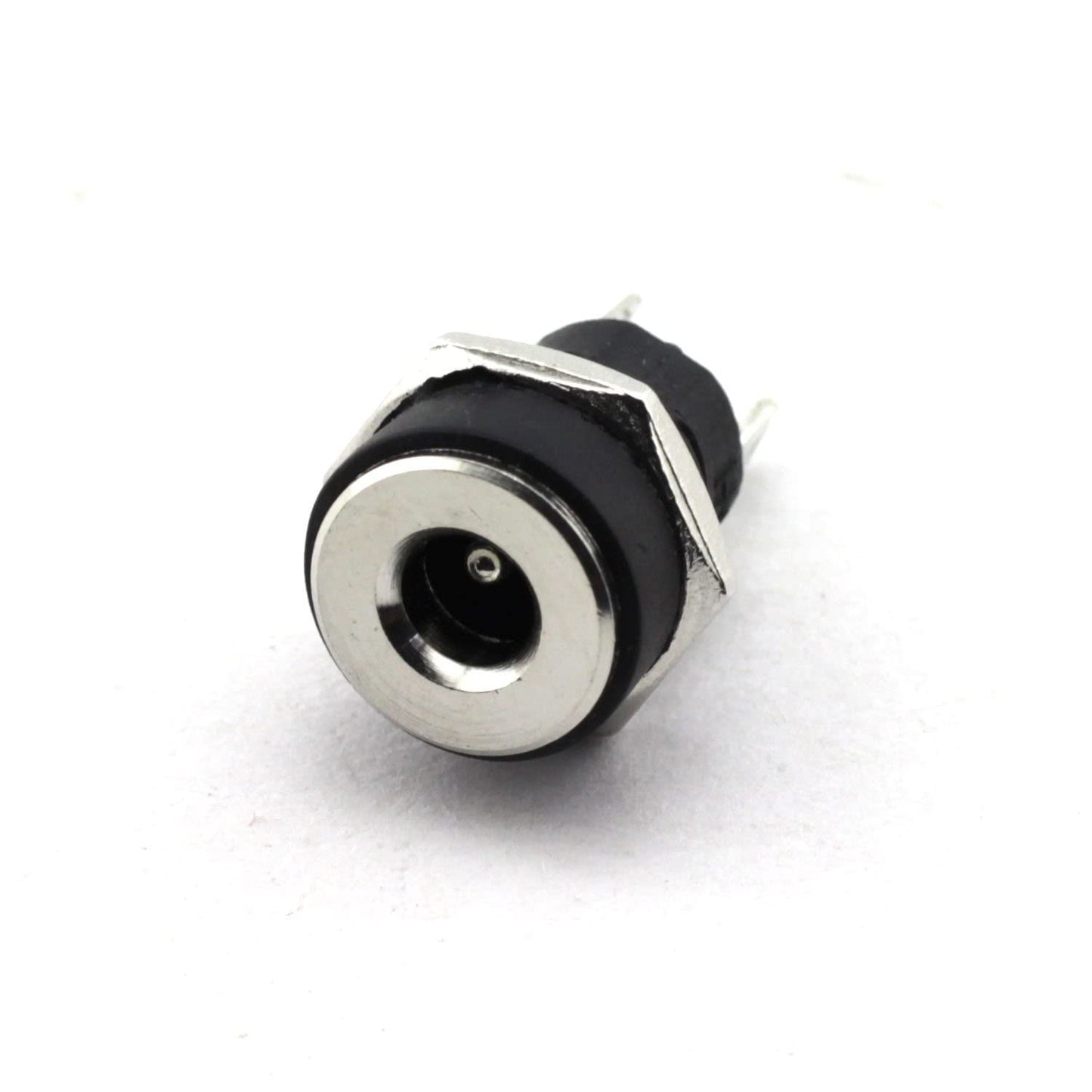 MEETOOT 12 Pack 3.5mm x 1.3mm 2 Pin Female DC Power Jack Panel Mount Screw Nut Kit DC Socket Electrical Plug