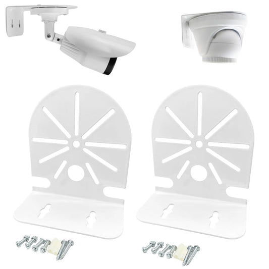 compcctv Security Camera Mount Bracket,Dome Camera Mount Iron Indoor Outdoor Wall Mount Bracket IP Camera Mounting,Universal Outdoor Security Camera