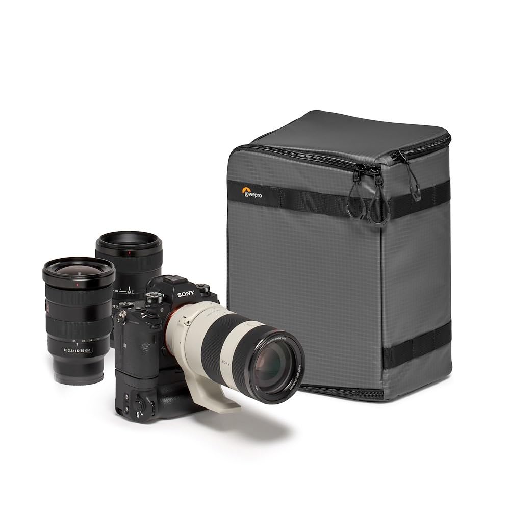 Lowepro GearUp PRO Extra Large II Box, Hard Case for Mirrorless, for Reflex and DSLR, Case with Adjustable Dividers for Camera Backpack, Camera