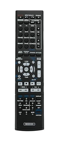 AXD7534 Universal Remote Control for Pioneer AV Receiver Remote - Effortless Control Various for Pioneer AV Receiver Models SX-319V VSX-519V-K