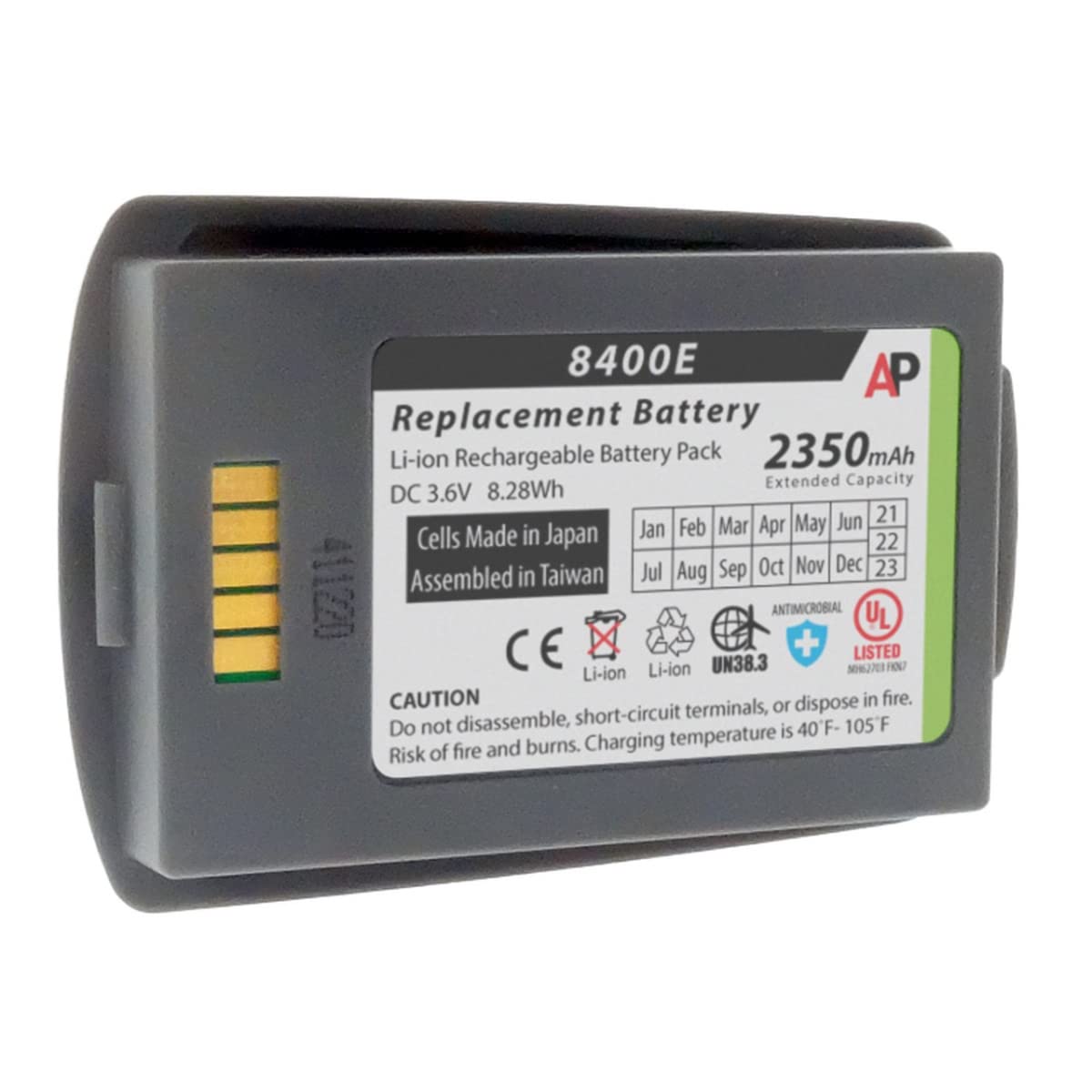 Artisan Power Replacement Battery for Polycom SpectraLink 8400, 8440, 8450, and 8452 Phones | 2350 mAh | 8440 VoWLAN handsets | Replacement for OEM