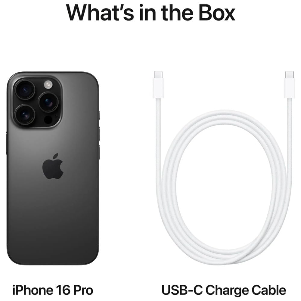 Apple iPhone 16 Pro Max, US Version, 512GB, Black Titanium for Tracfone (Renewed Premium)