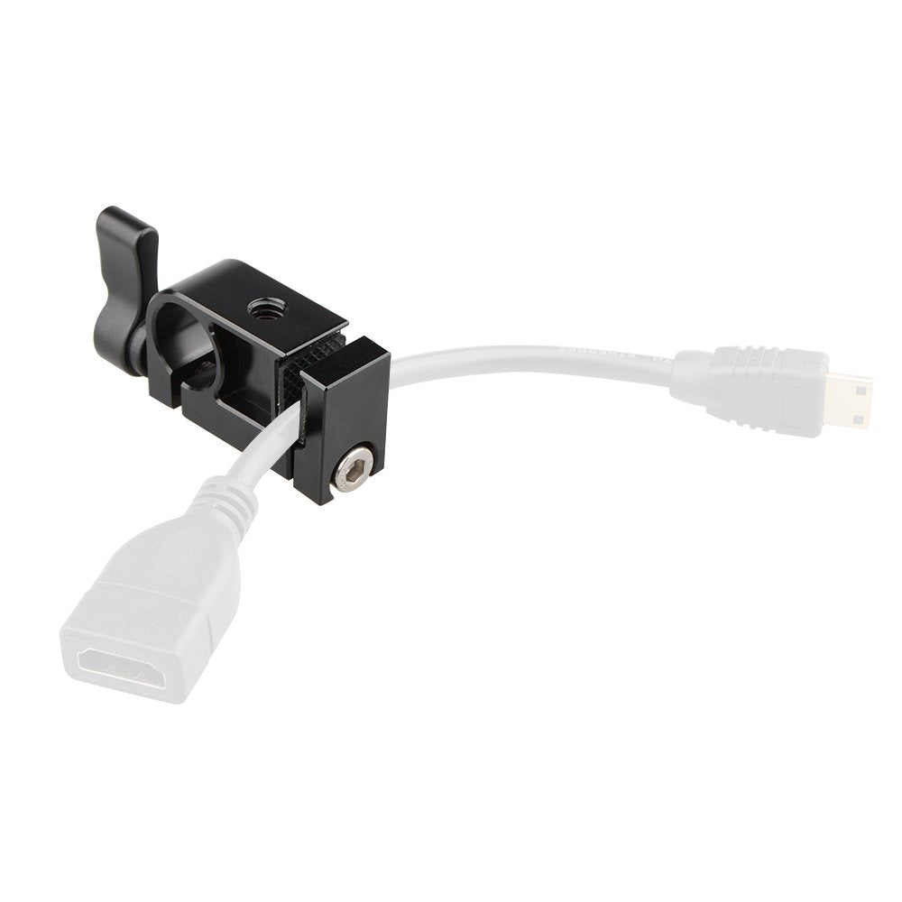 CAMVATE Monitor Mount with Ball Head and 25mm Rod Clamp for DJI Ronin-M, Black Knob