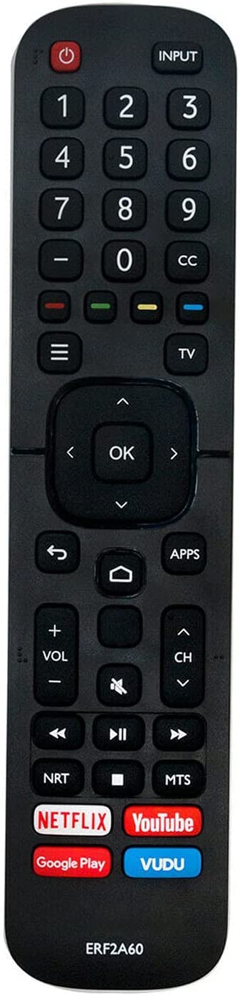 Remote Control for Hisense Smart 4K TV ERF2A60 65H6570 75H6570G 55H9G 65H9G 85H6570G 85H6510G