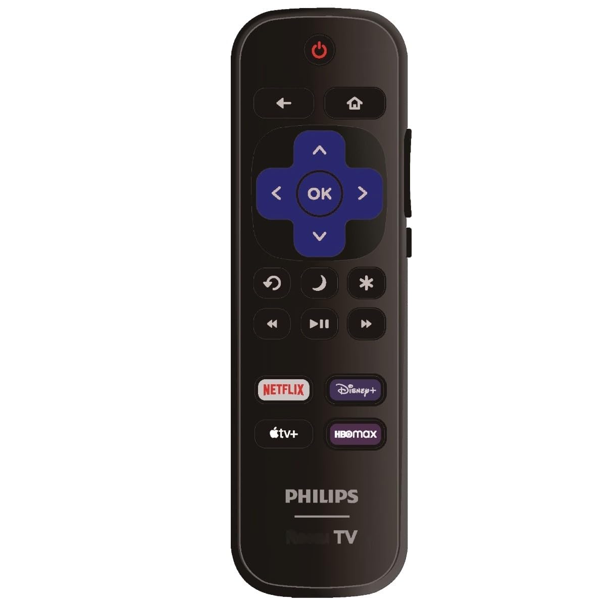 Replacement Remote Control Compatible with All Philips Roku TV Smart TVs?Only Works with Philips Roku TV, Not for Roku Stick and Roku Box?