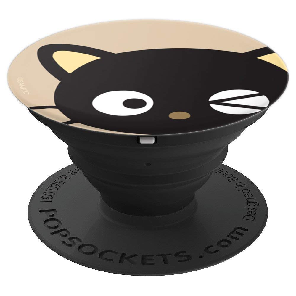 Chococat Winking Face PopSockets Stand for Smartphones and Tablets PopSockets Adhesive PopGrip