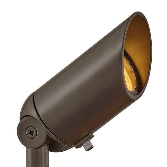 Hinkley Landscape 1536BZ-LL 12v Aluminum Outdoor Spot Light (Bronze), 4w 2700K MR16 LED Bulb (Included) for Low Voltage Landscape Lighting of Yard