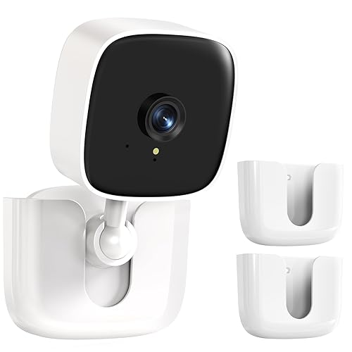Adhesive Tapo Camera Mount,Fit for Tapo Link Indoor Security Camera C100 /C110 ,No Drilling Mount Holder,No Damage to Surface Mounting Bracket (Tapo
