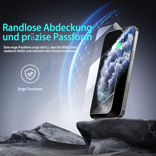 JUVENPROTO 3 Pack for Samsung Galaxy A36 TPU Films Screen Protectors, Fingerprint Unlock, HD Clear, Anti Scratch, Bubble Free, Ultra Thin, Easy