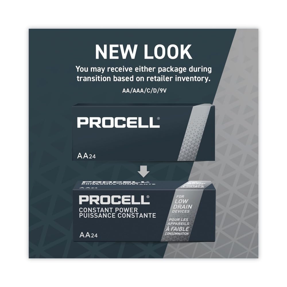 Duracell Procell 1.5V Industrial Grade Alkaline Batteries, D, PC1300-12/Box