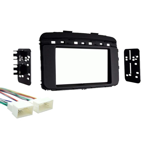 Harmony Audio Radio Install Bundle Fits Kia Sorento 2016-2018 with Metra 95-7366B Double DIN Dash Kit