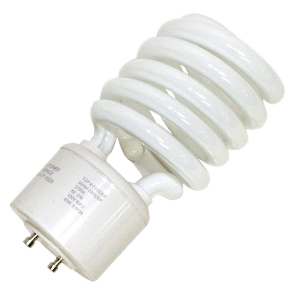 TCP 33142SP 42 Watt 2700K Spring Lamp GU24 Base, Warm White