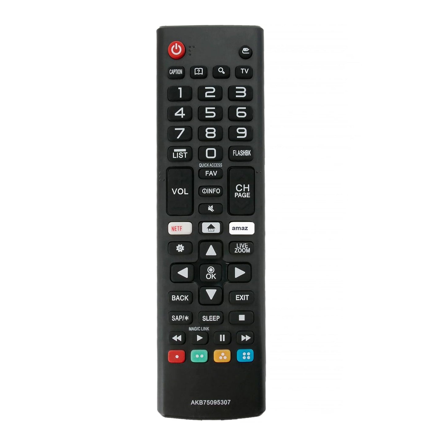 AKB75095307 Replace Remote fit for LG TV 32LJ550B 49UJ6500 49UJ6500-UB 43UJ6500 65UJ6540 60UJ6540 70UJ657A 70UJ6570 55UJ6540 43UJ6560 49UJ6560