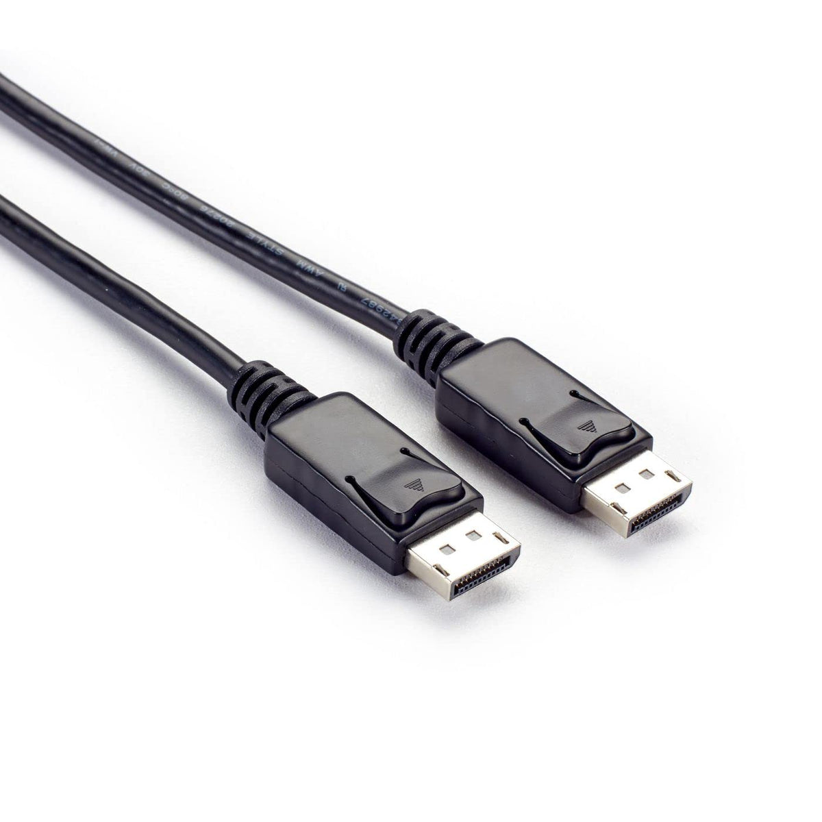 DISPLAYPORT 1.2 CABLE WITH LATCHES - MALE/MALE, 4K 60HZ, 15-FT. (4.6-M)