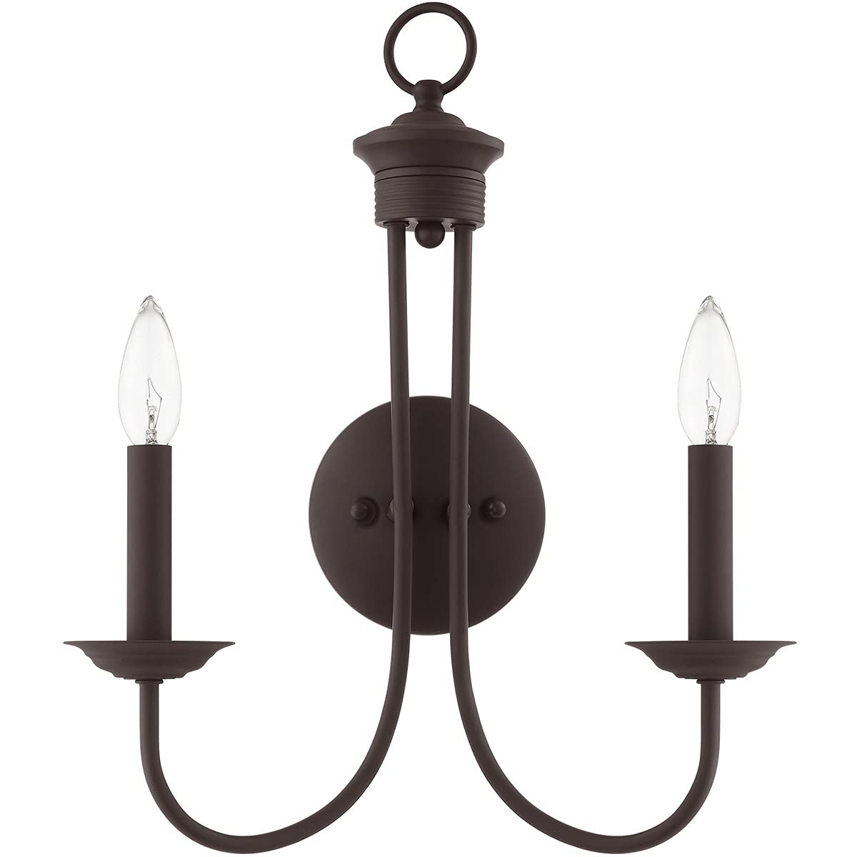 Livex Lighting 42682-07 2 Light Bronze Wall Sconce