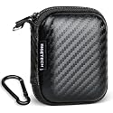 Earbud Case Holder Earphone Case Hard EVA Headphone Storage Bag Small Zipper Pouch Compatible with Wired Earbuds, JBL Vibe Beam, Tune 230NC TWS, TAGRY