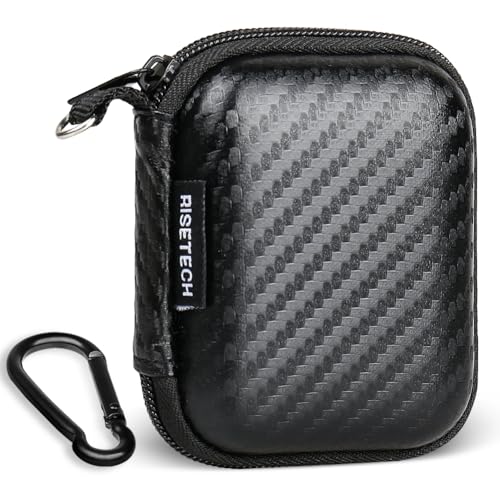 Earbud Case Holder Earphone Case Hard EVA Headphone Storage Bag Small Zipper Pouch Compatible with Wired Earbuds, JBL Vibe Beam, Tune 230NC TWS, TAGRY