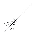 GRA?D220R Mini Discone Antenna | 100-1600 MHz Receiver, 144/430/904/1200 MHz Transmit, 29.5" Stainless Portable Scanner Whip