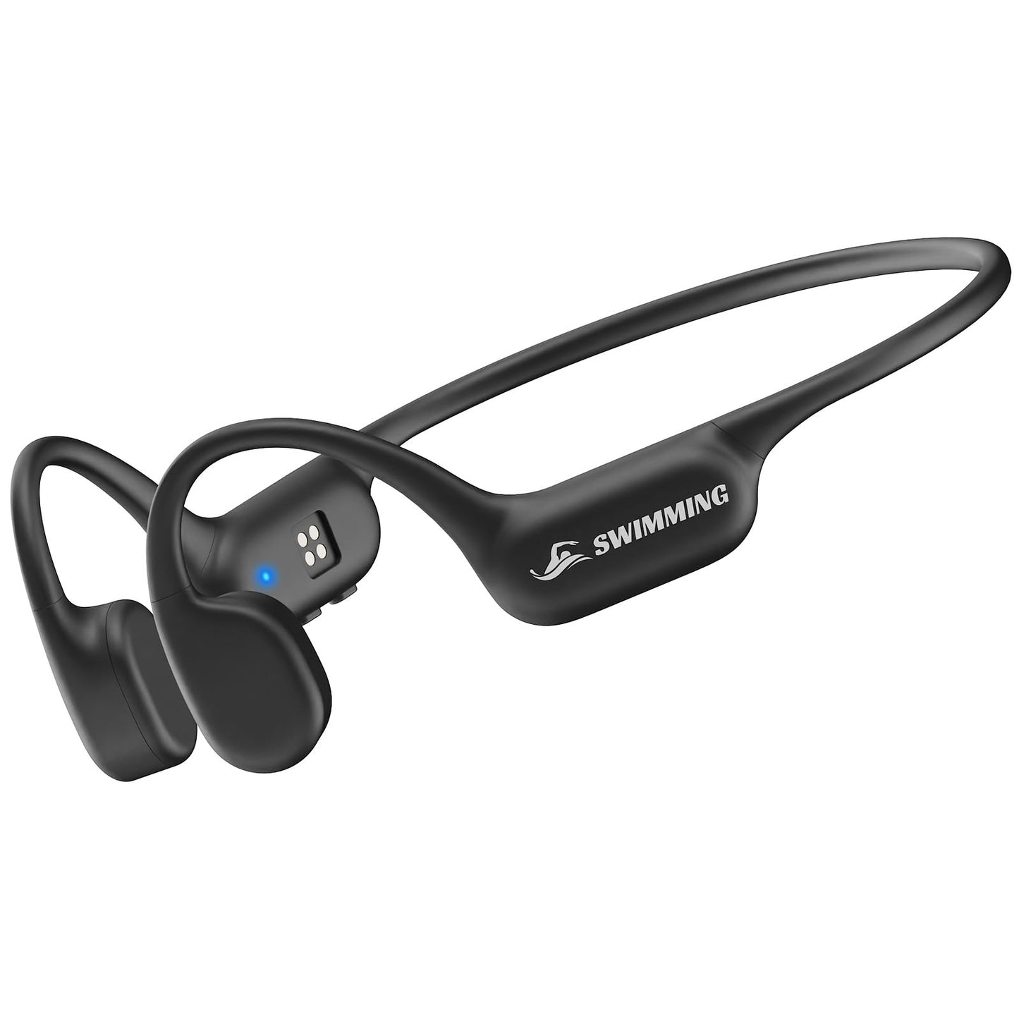 Swimming headphones, underwater swimming earphones, IP68 waterproof bone conduction headphones - Bluetooth 5.4, wireless MP3 player with built-in 32GB