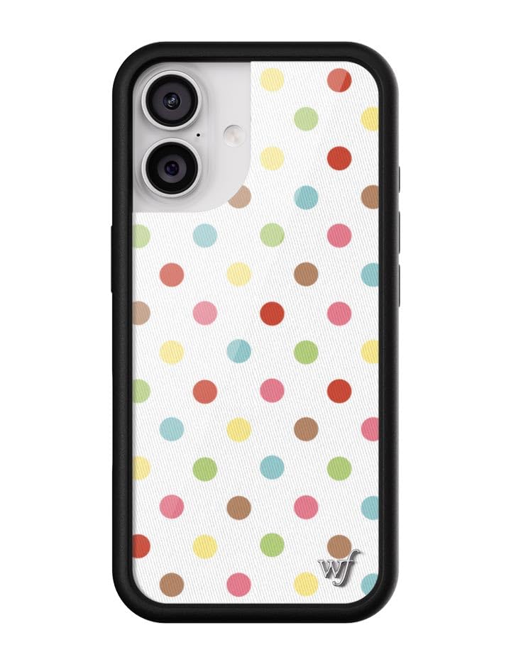 Wildflower Cases - Compatible with iPhone 17 | Protective Black Bumper, 6.5ft Drop Test Certified, Women Owned Small Business | New Year Aesthetic