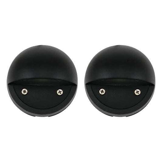Lumina Lighting® 2W Landscape Deck Lights (2 Pack) | Low Voltage Landscape Deck Lights Waterproof - Outdoor Patio Step Deck Lighting 12V 3000K