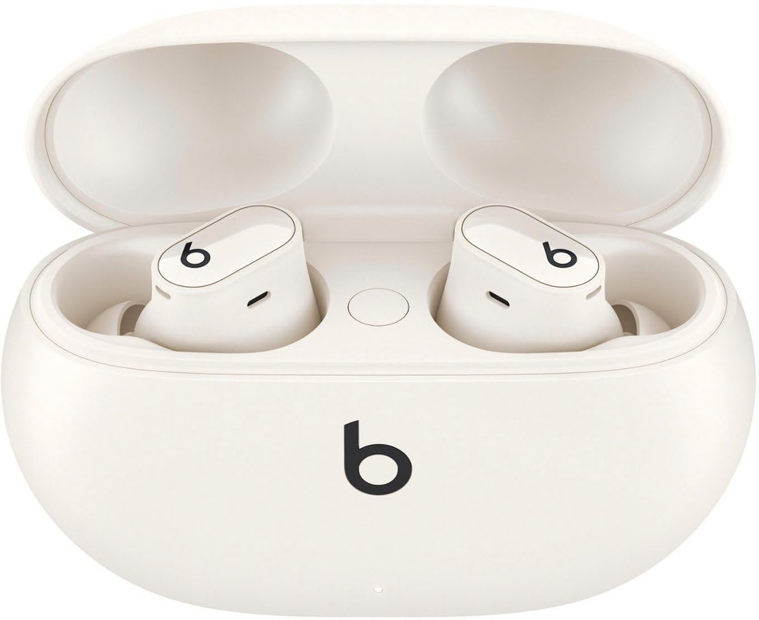 Beats Studio Buds + | True Wireless Noise Cancelling Earbuds - Ivory (Renewed)