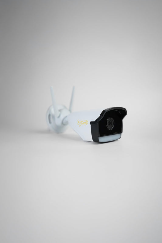 RADCam - World’s First Talking AI Home Camera System, AI-Powered Talking Camera with Two-Way Audio, White (3-Pack)