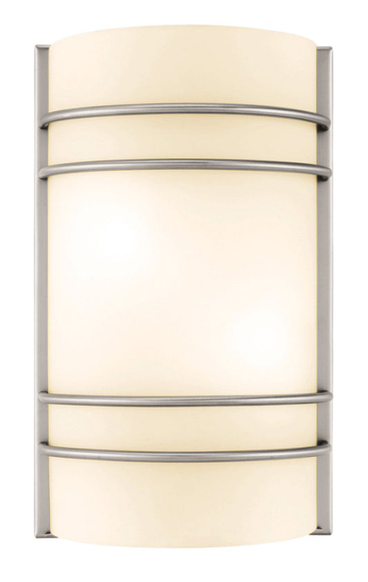 Access 20416-BS/OPL Contemporary Modern Two Light Wall Fixture from Artemis Collection in Pewter, Nickel, Silver Finish, 7.50 inches