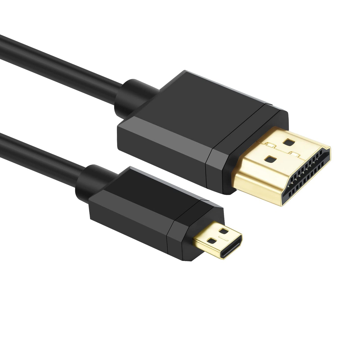 Micro HDMI to HDMI 2.1 8K Cable 3FT, Ultra High Speed 8K@60Hz 4K@120Hz 48Gbps HDMI Cord Compatible with Digital Cameras, Camcorders, Tablets (3)
