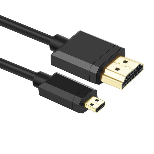 Micro HDMI to HDMI 2.1 8K Cable 3FT, Ultra High Speed 8K@60Hz 4K@120Hz 48Gbps HDMI Cord Compatible with Digital Cameras, Camcorders, Tablets (3)
