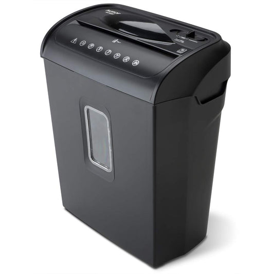 Aurora AU608MB High-Security 6-Sheet Micro-Cut Paper Credit Card Shredder with 3.5-Gallon Wastebasket, 4-Minute Continuous Running Time, Security