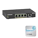 NETGEAR GS305P 300 Series 5-Port ?????????????? ??????+ Desktop Switch | 63W PoE+ Power | Stay Protected with Cloud Care's 3 Year Warranty SupportPlus