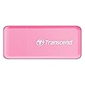 Transcend USB 3.1 SDHC/SDXC/ microSDHC/SDXC Card Reader, TS-RDF5R (Pink)